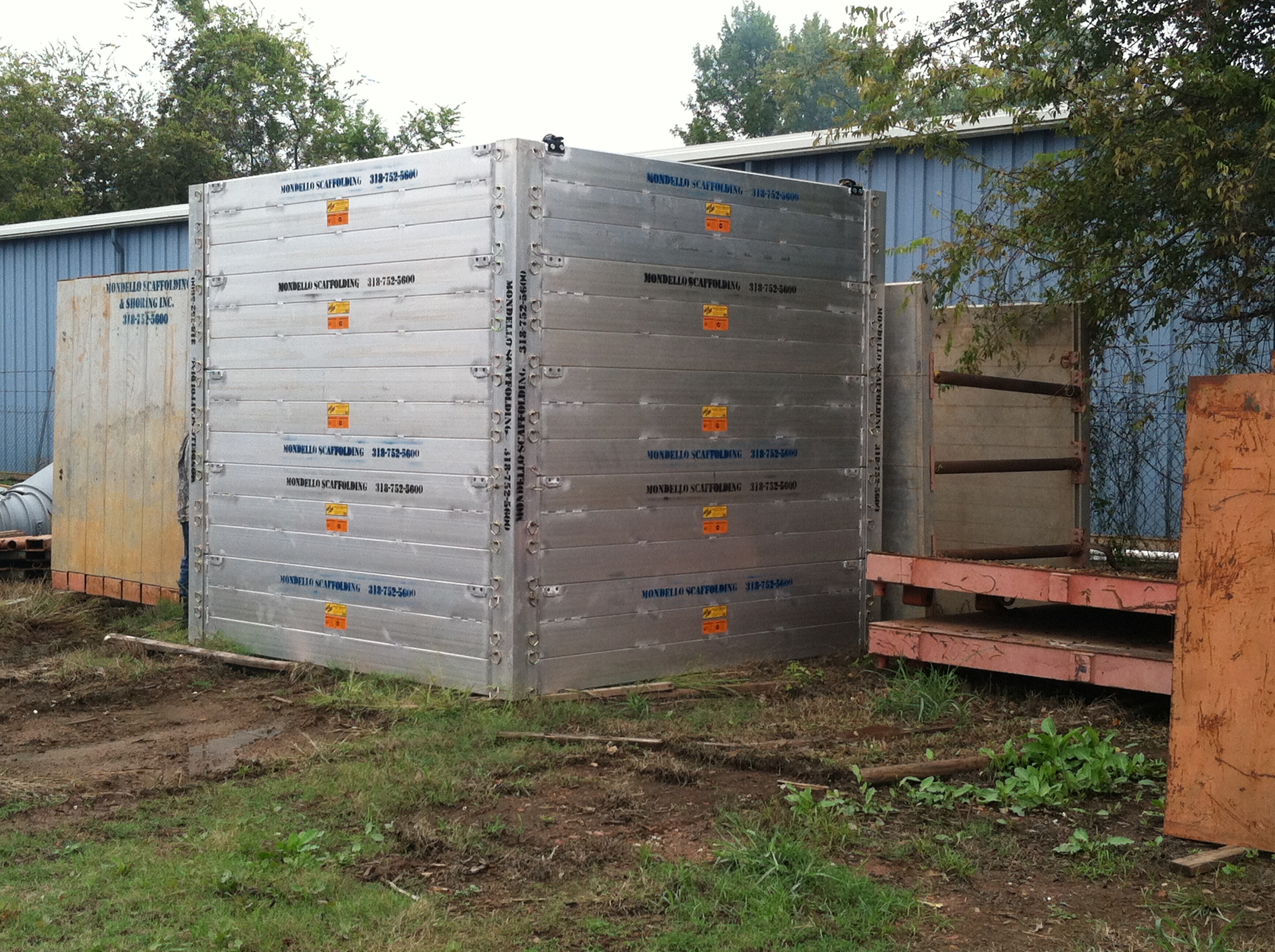 Modular Shield Panel Aluminum Trench Shields | Mondello Scaffolding and Shoring